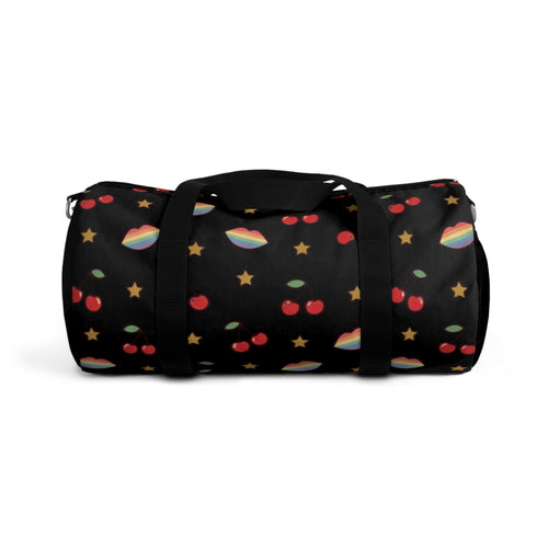 Black Duffel Bag | Plain Travel Gym Overnight Tote